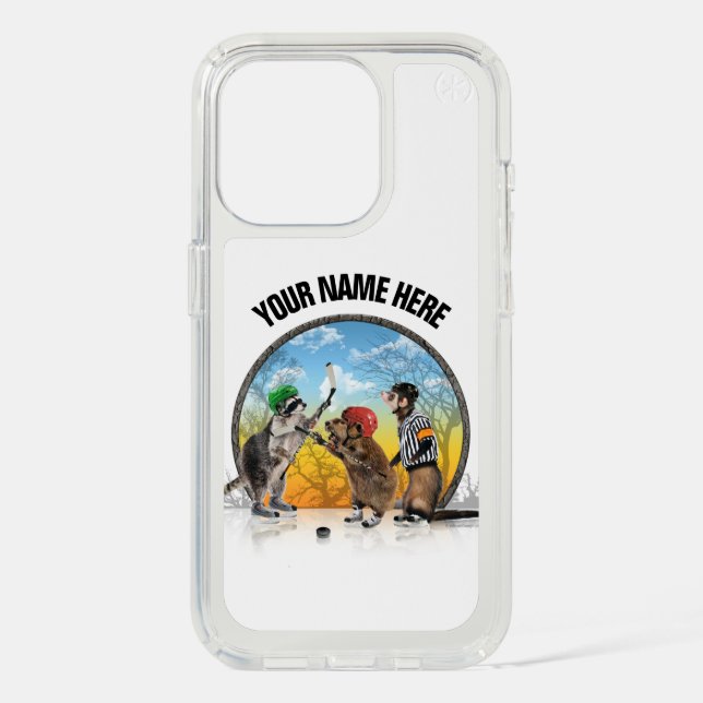 Hockey Critter Classic Speck iPhone Case (Front)