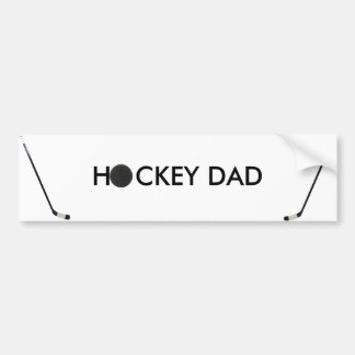 hockey dad bumper sticker