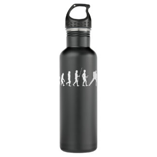 Hockey Dad Father Daddy Quote Indoor Floorball Cla Stainless Steel Water Bottle
