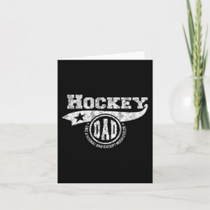 Hockey Dad Father's Day Gift Father Sport Men Card