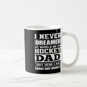 Hockey Dad Funny Dads Ice Hockey Coffee Mug