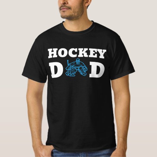 Hockey Dad Goalie Icehockey Dad Daddy Daddy T_Shirt