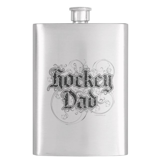 Hockey Dad Hip Flask (Front)