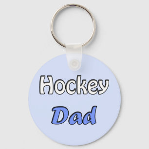 Hockey Dad Keychain