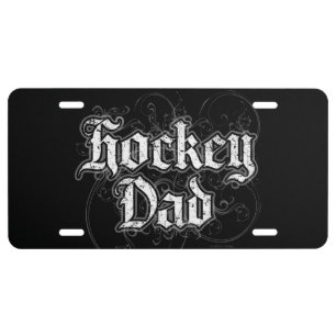 Hockey Dad License Plate