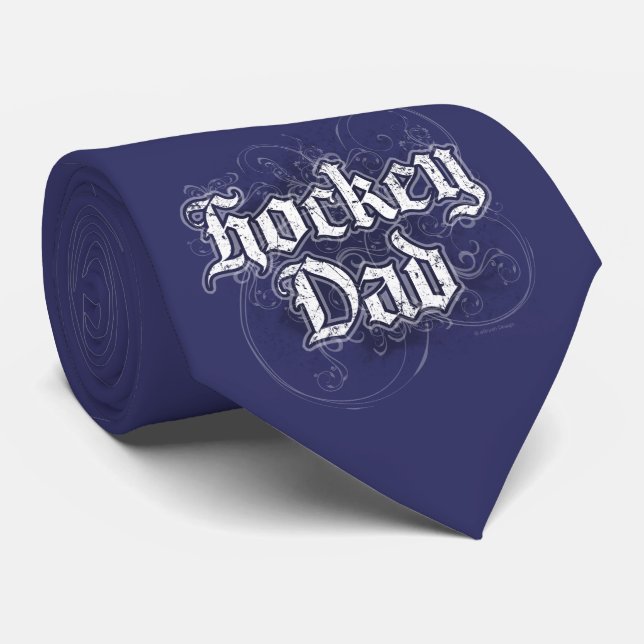 Hockey Dad Neck Tie (Rolled)