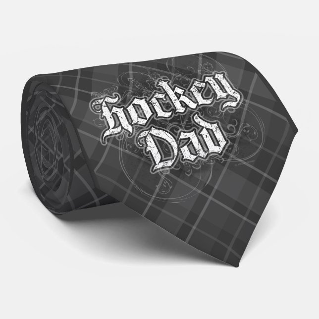 Hockey Dad Neck Tie (Rolled)