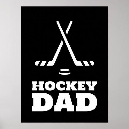 Hockey dad poster