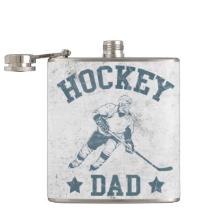 Hockey Dad Stainless Steel Hip Flask
