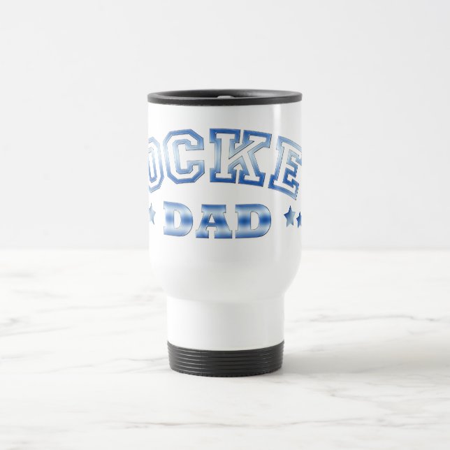 Hockey Dad Travel Mug (Center)