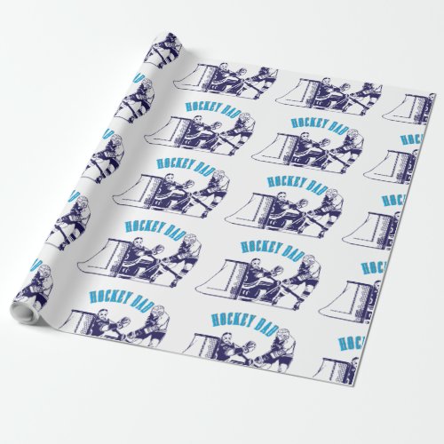 Hockey Dad Wrapping Paper