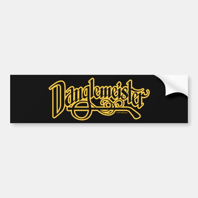 Hockey Danglemeister Bumper Sticker (Front)