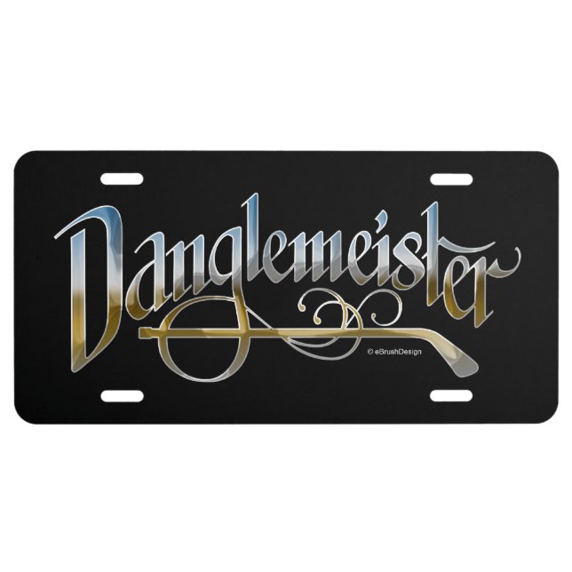 Hockey Danglemeister License Plate (Front)