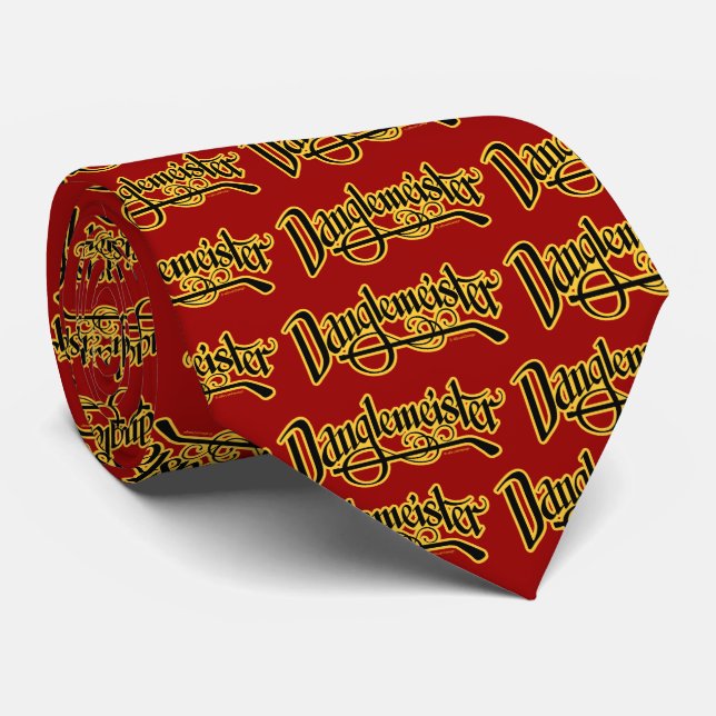 Hockey Danglemeister Neck Tie (Rolled)