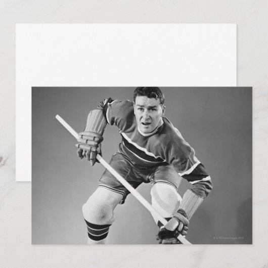 Hockey Defenseman (Front/Back)