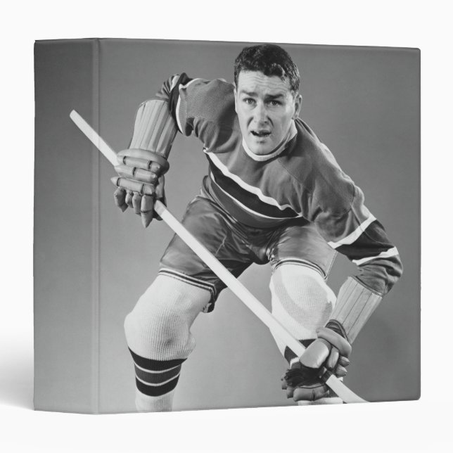 Hockey Defenseman Binder (Front/Spine)