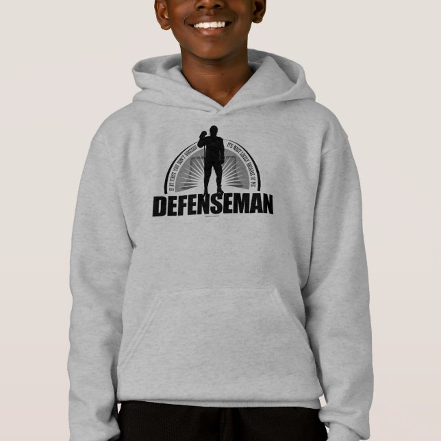 Hockey Defenseman Hoodie (Front)
