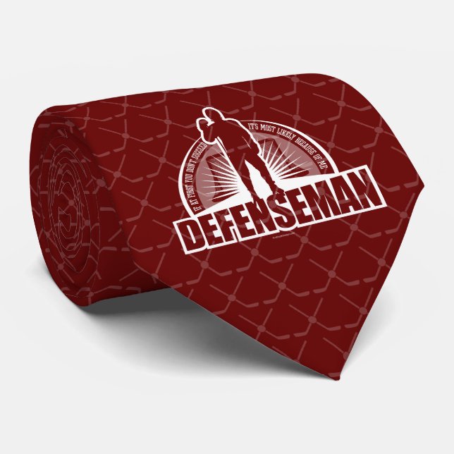 Hockey Defenseman Neck Tie (Rolled)