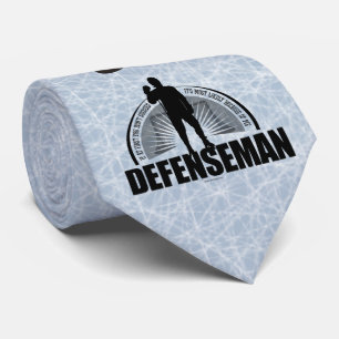 Hockey Defenseman Neck Tie