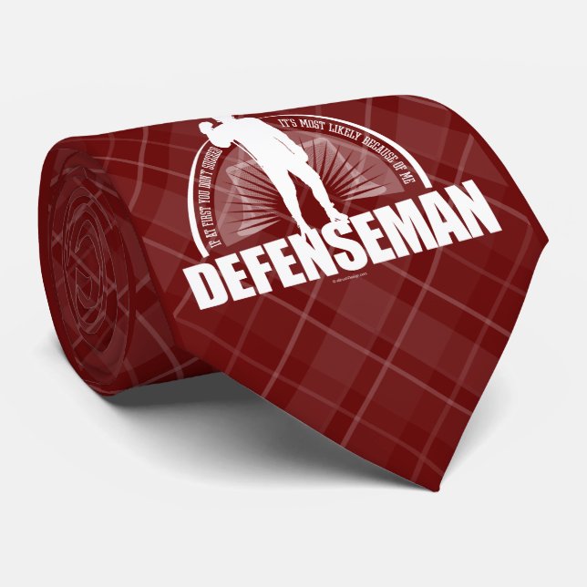 Hockey Defenseman Neck Tie (Rolled)