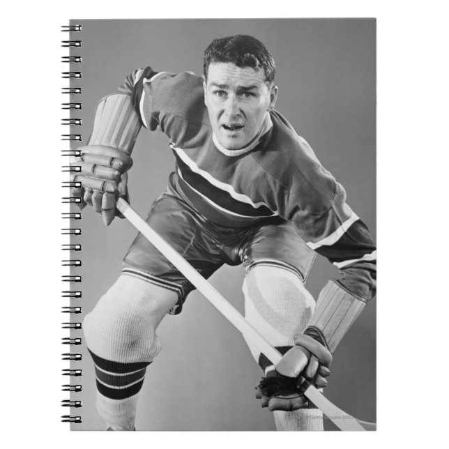 Hockey Defenseman Notebook (Front)