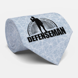 Hockey Defenseman (personalized) Neck Tie