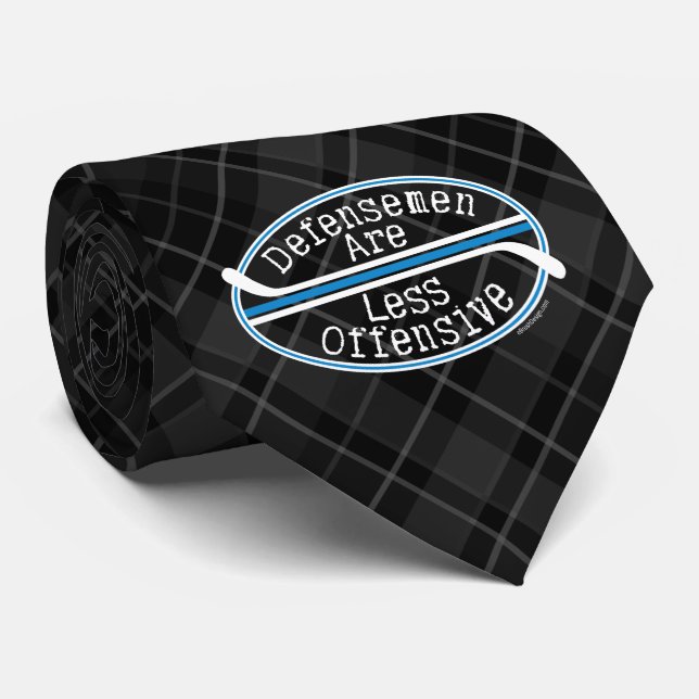 Hockey Defensemen Less Offensive Neck Tie (Rolled)