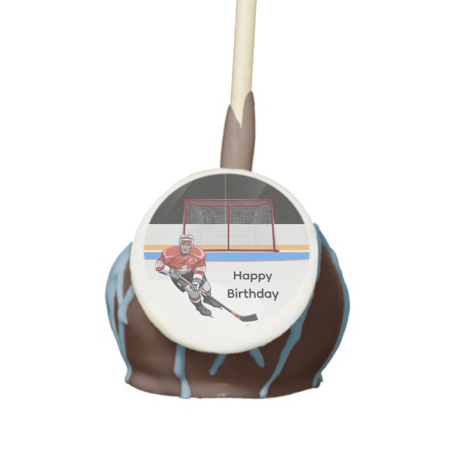 Hockey Design Cake Pop