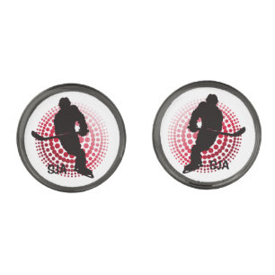 Hockey Design Cuff Links