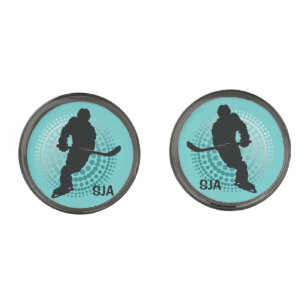 Hockey Design Cuff Links