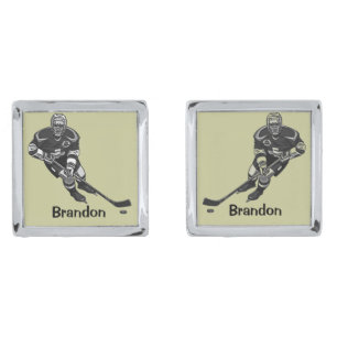 Hockey Design Cuff Links