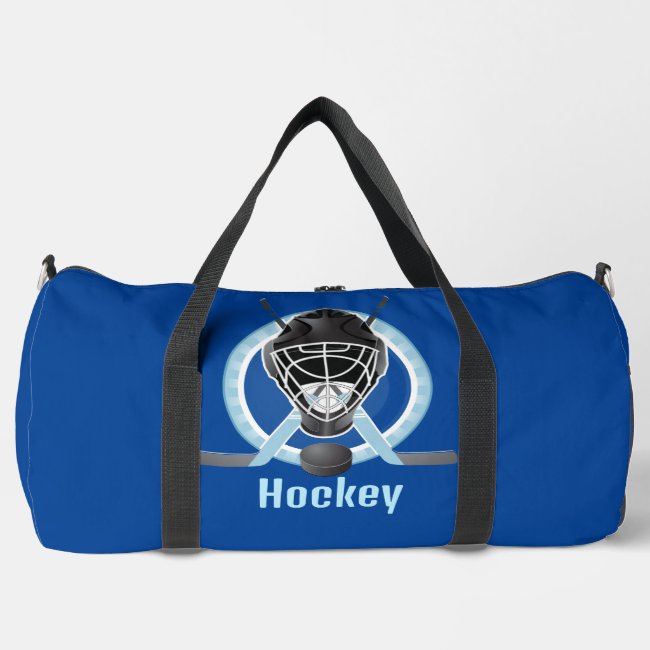 Hockey Design Duffel Bag