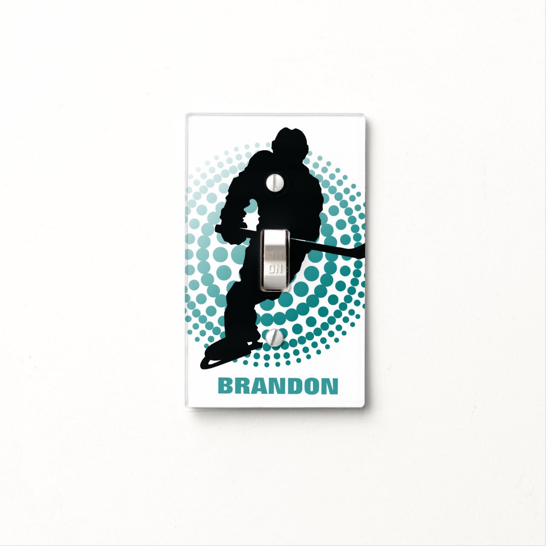 Hockey Design Light Switch Cover Zazzle