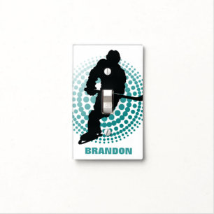 Hockey Design Light Switch Cover
