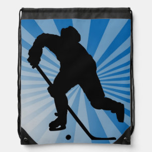 hockey Drawstring Backpack