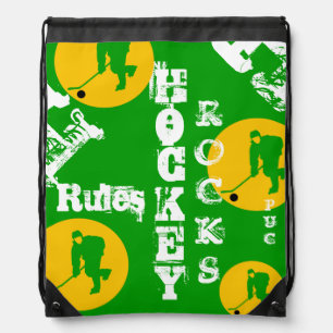 Hockey Drawstring Bag