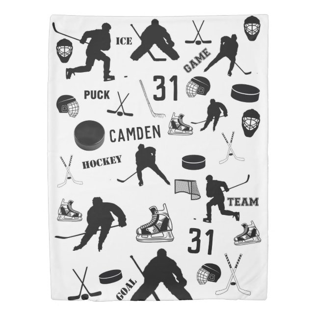 Hockey Duvet Cover (Front)