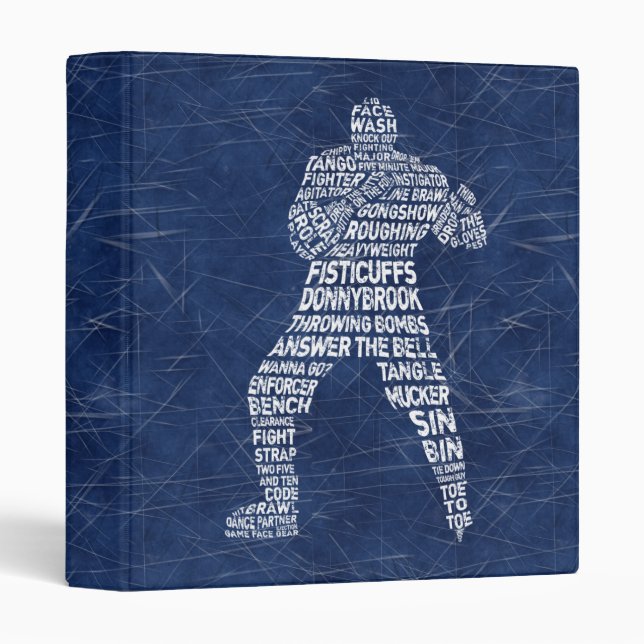 Hockey Enforcer Binder (Front/Spine)