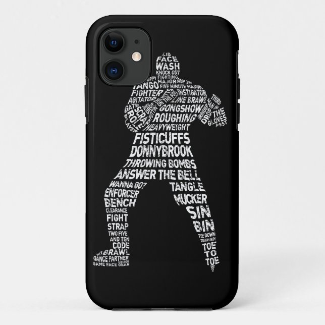 Hockey Enforcer Goon iPhone 5 Case (Back)