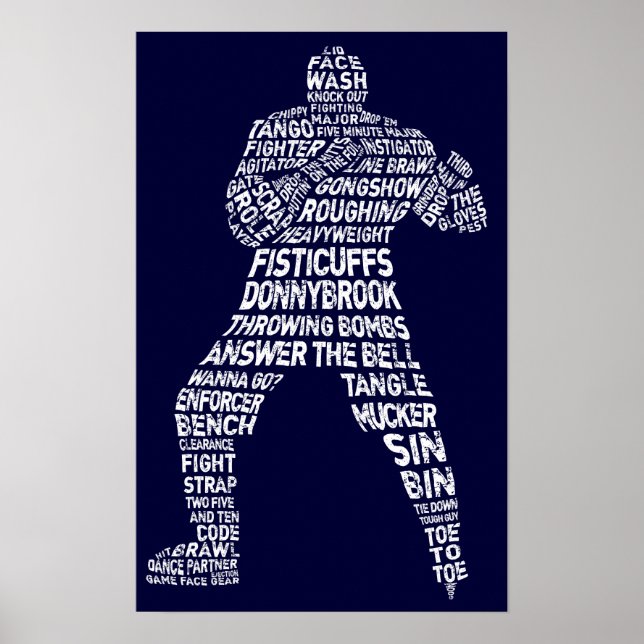Hockey Enforcer Poster (Front)