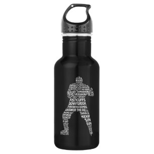 Hockey Enforcer Stainless Steel Water Bottle