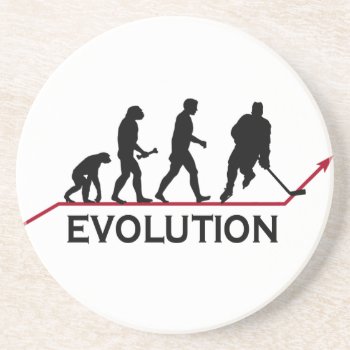 Hockey Evolution Coasters by pmcustomgifts at Zazzle