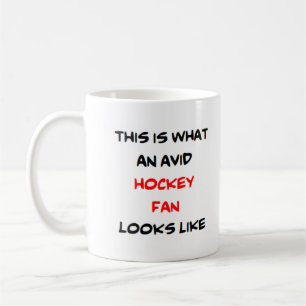 hockey fan, avid coffee mug