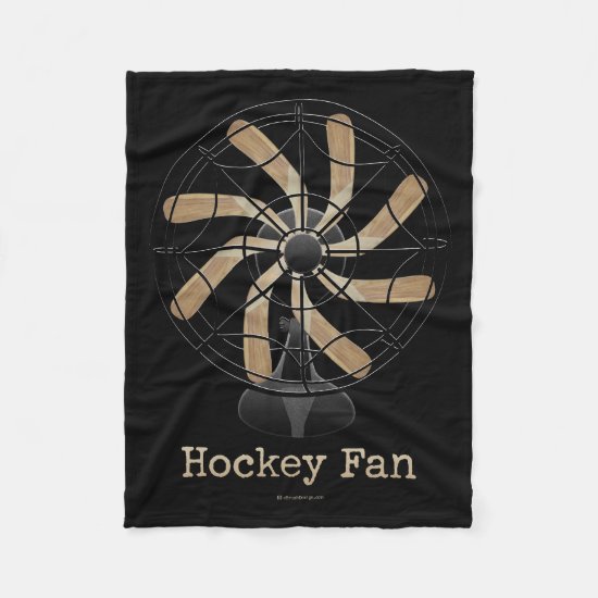 Hockey Fan Fleece Blanket