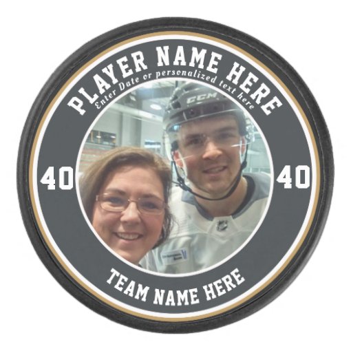 Hockey Fan Gift Hockey Puck Zazzle