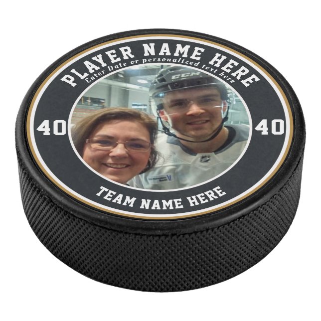 Hockey Fan Gift Hockey Puck (3/4)