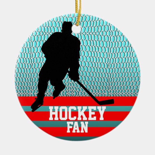Hockey Fan Ornament Add Photo (Front)