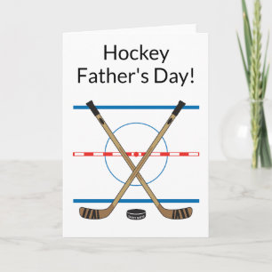 Hockey Father's Day Hockey Sticks at Center Ice Card