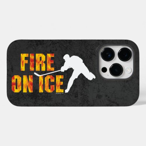 Hockey Fire On Ice Case_Mate iPhone Case