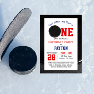 Such a great idea for party invites. Make it a hockey team, though